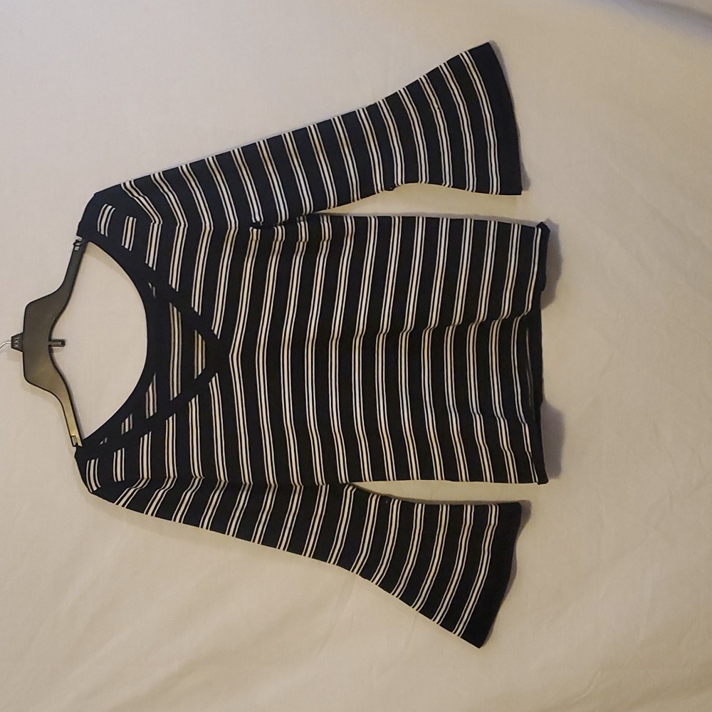 White House Black Market reversible striped top